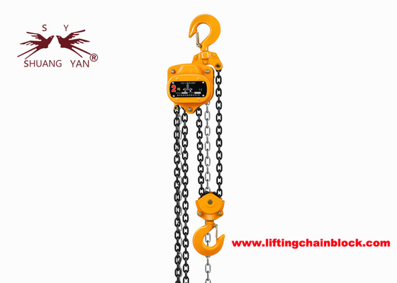 19.6kN Vital Double Ratchet Pawls Manual Chain Block Hoist 2000 kg met G80 Alloy Steel Load Chain
